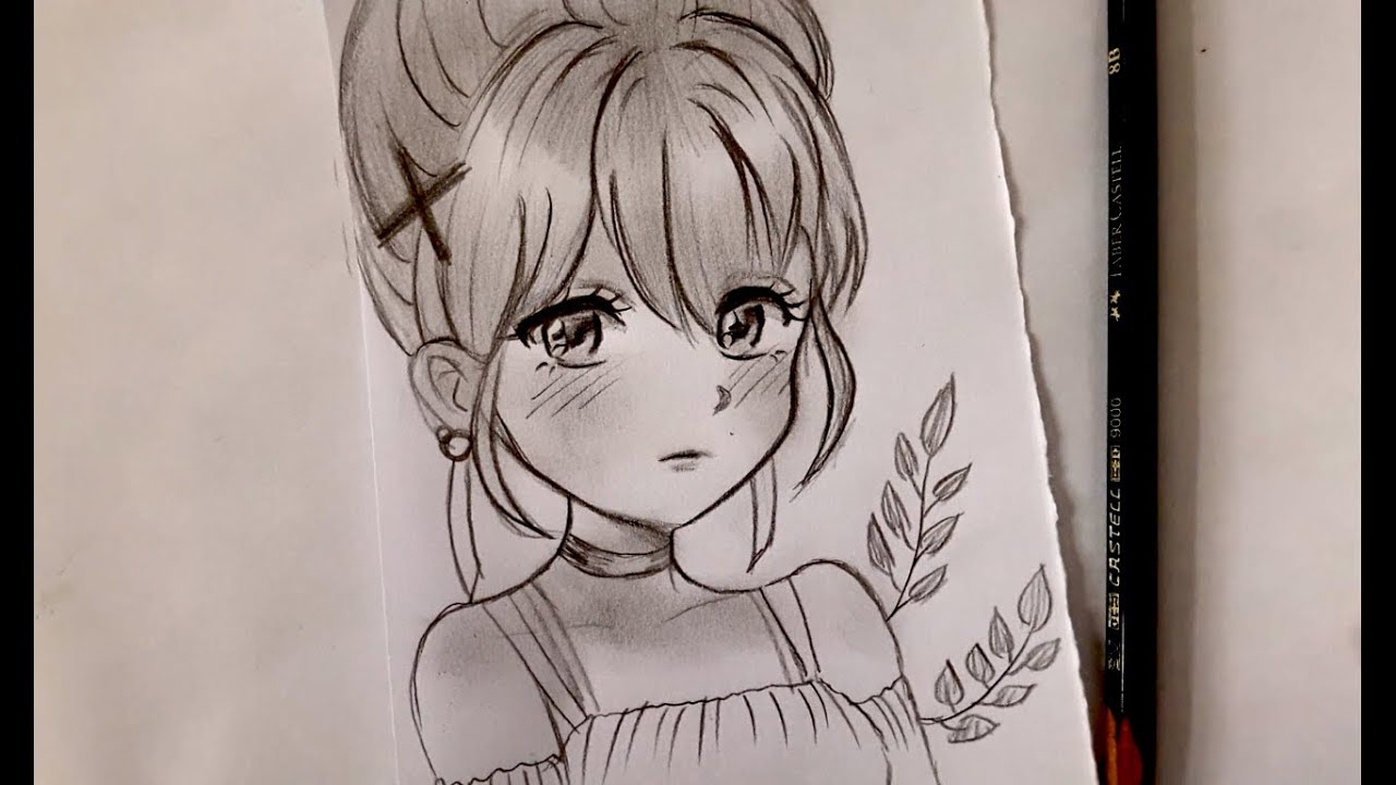 ᴴᴰ speed drawing manga/anime girl 