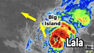 Hurricane Lala vs the Big Island