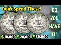 DO YOU HAVE THESE TOP 10 ULTRA RARE &amp; MOST VALUABLE WASHINGTON QUARTER DOLLARS WORTH BIG MONEY!