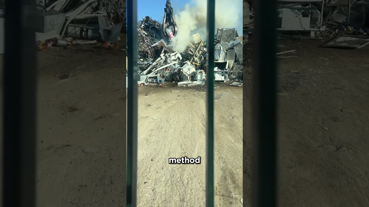Crazy Way Fires Are Controlled in Scrap Yards! 🤯