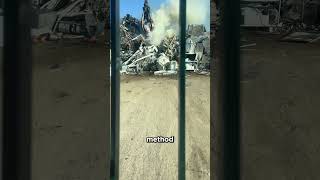 Crazy Way Fires Are Controlled in Scrap Yards! 🤯