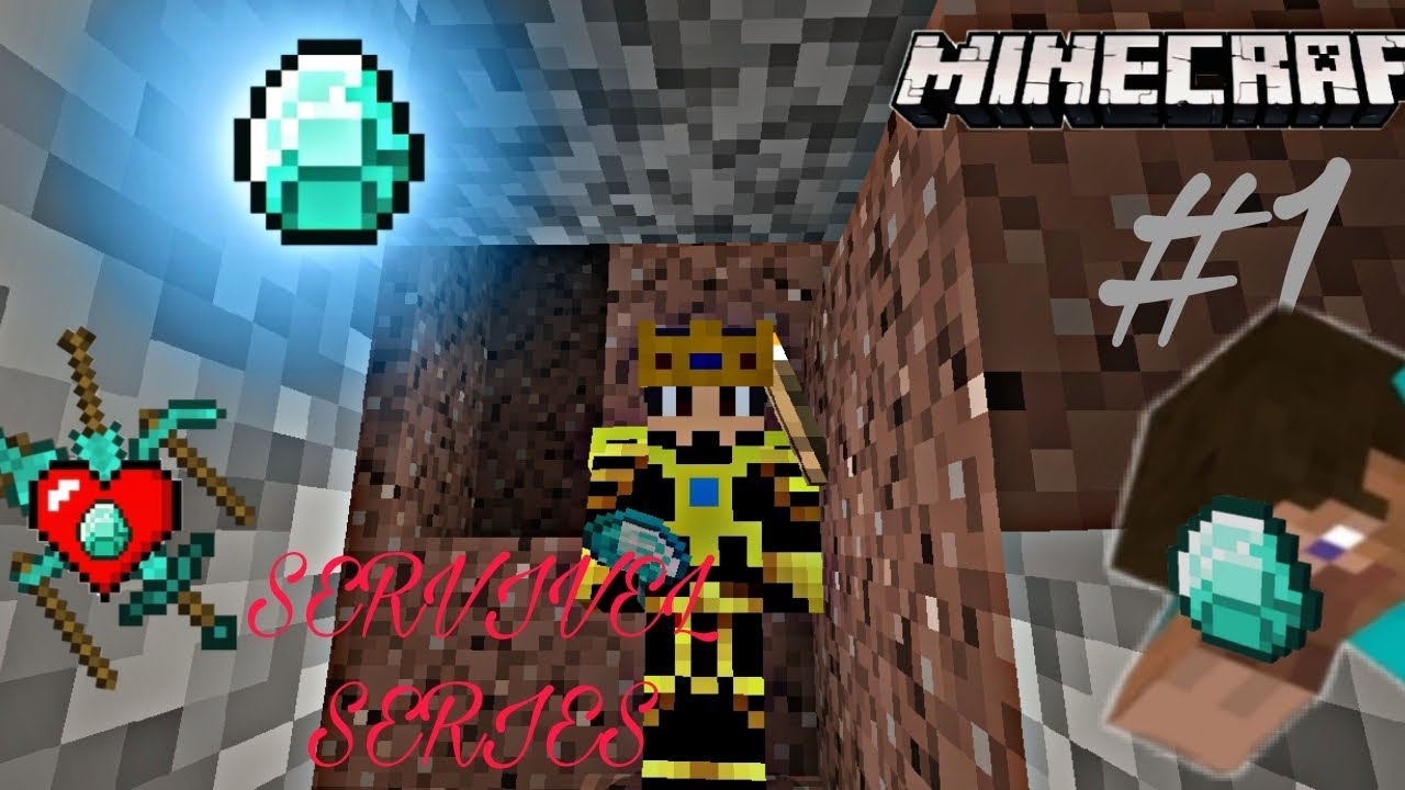 #1 i got diamonds in Minecraft gameplay one - YouTube