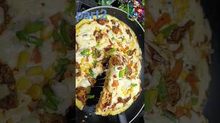 High Protein Chicken Cheese Egg Bread Pizza | Cheese Chicken Pizza | Kids Lunchbox &amp; Tiffin Recipe