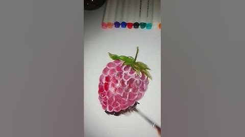Raspberry art 🍇🍒🍇🍒🍓🎨😋 #newmusic #art #viralvideo #drawing #painting #fruit #fruitarts #raspberrypi