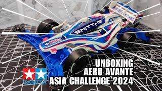 Unboxing Aero Avante Tamiya Mini 4WD Asia Challenge 2024 Special AR Chassis