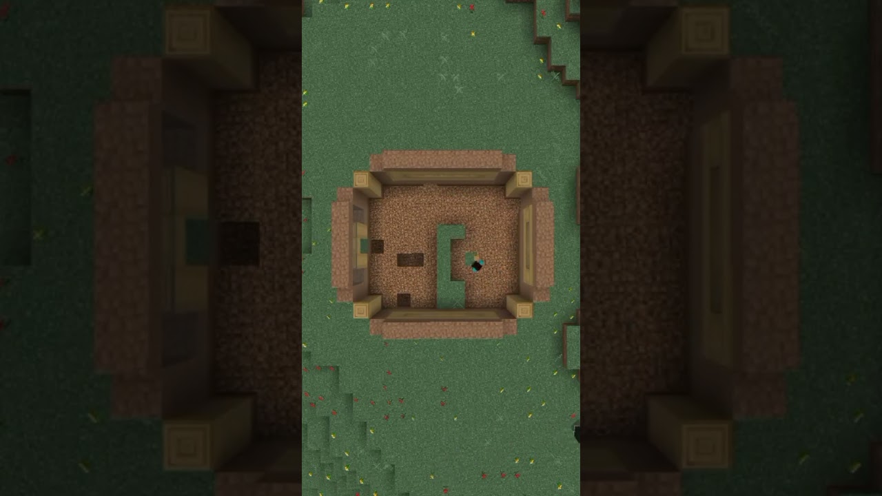 How to build mud+wood house in Minecraft!! 