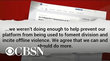 Facebook admits it could have done more to stop violence in Myanmar