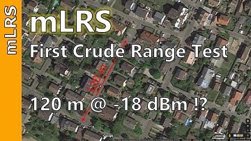 mLRS: First Range Test - Sort Of