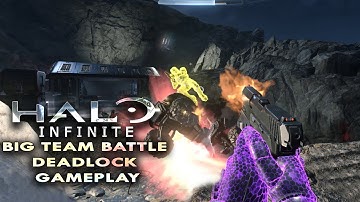 HALO INFINITE DEADLOCK Map BTB Gameplay (PC)│ 12v12 Total Control (No Commentary)