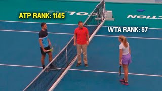 When WTA Player Clashes ATP Player (Who Wins?)