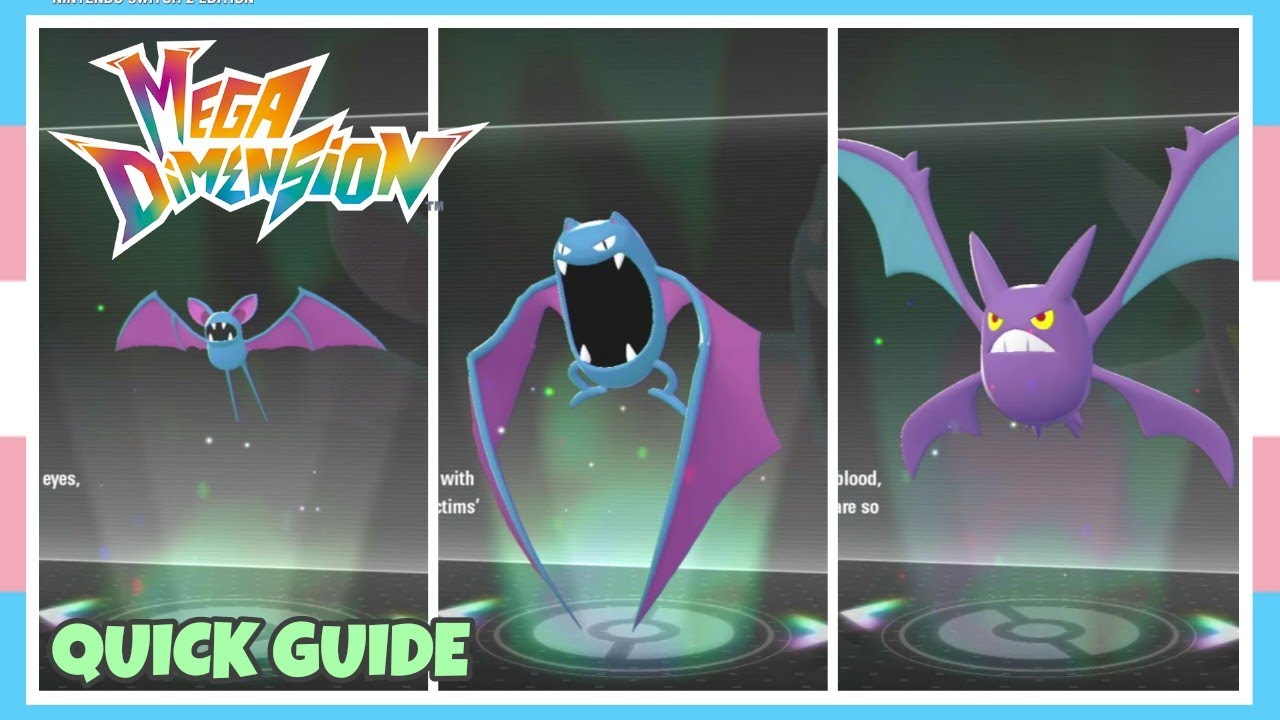 How To Evolve Zubat Into Golbat Into Crobat In Pokemon Legends ZA *Mega Dimension* | Quick Guide