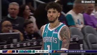 Famous LaMelo Ball | Charlotte Hornets vs. Phoenix Suns | Full Box Score Wealth