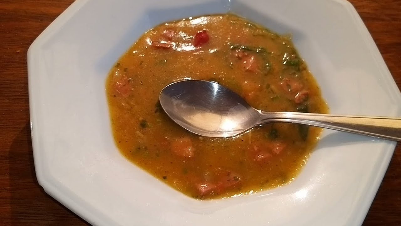 CALDO DE MANDIOCA COM O QUE TEM NA GELADEIRA - YouTube