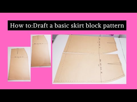 How to draft a notched collar and lapel/how to make lapel/patternmaking 