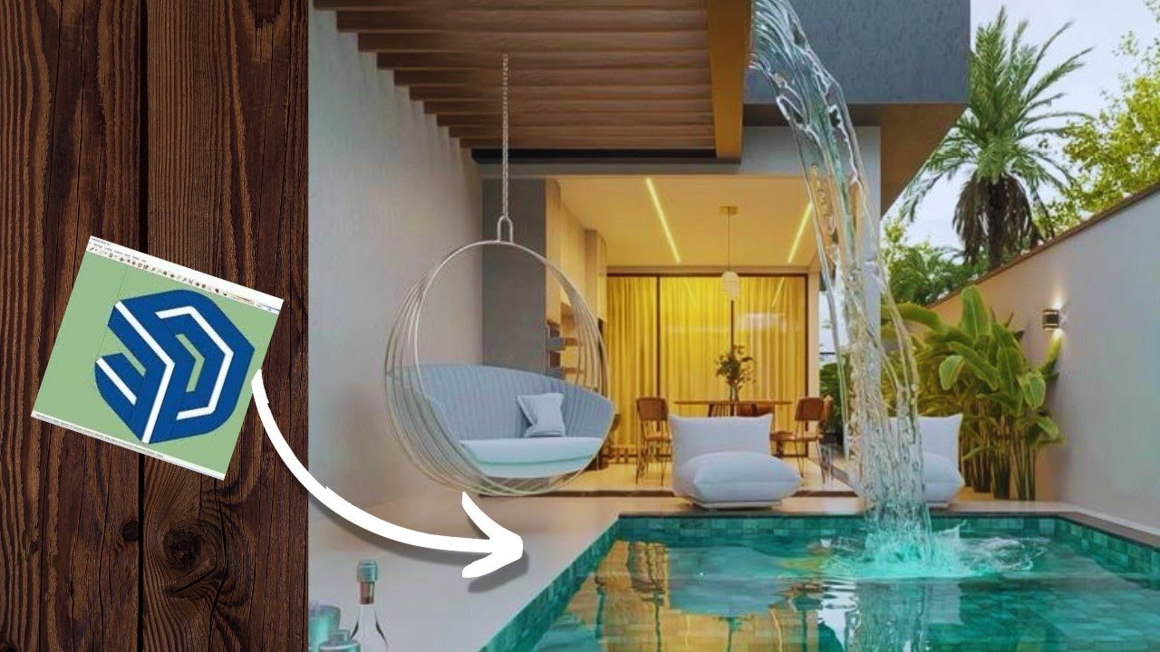 DIY piscine réaliste  avec SketchUp