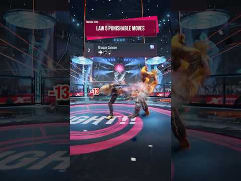 5 LAW Moves You Must Punish 🚫 #tekken8