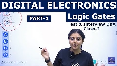 DIGITAL ELECTRONICS Test & Interview QnA Class-2 | LOGIC GATES Part-1 | Visit us www.vlsiforall.com