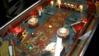 Bally Flip Flop Pinball Machine 1976. 1 Player Game.AVI