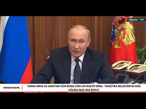 China mima su amistad con Rusia con un nuevo s&iacute;mil: &ldquo;Nuestra relaci&oacute;n es m&aacute;s s&oacute;lida que una roca&rdquo;