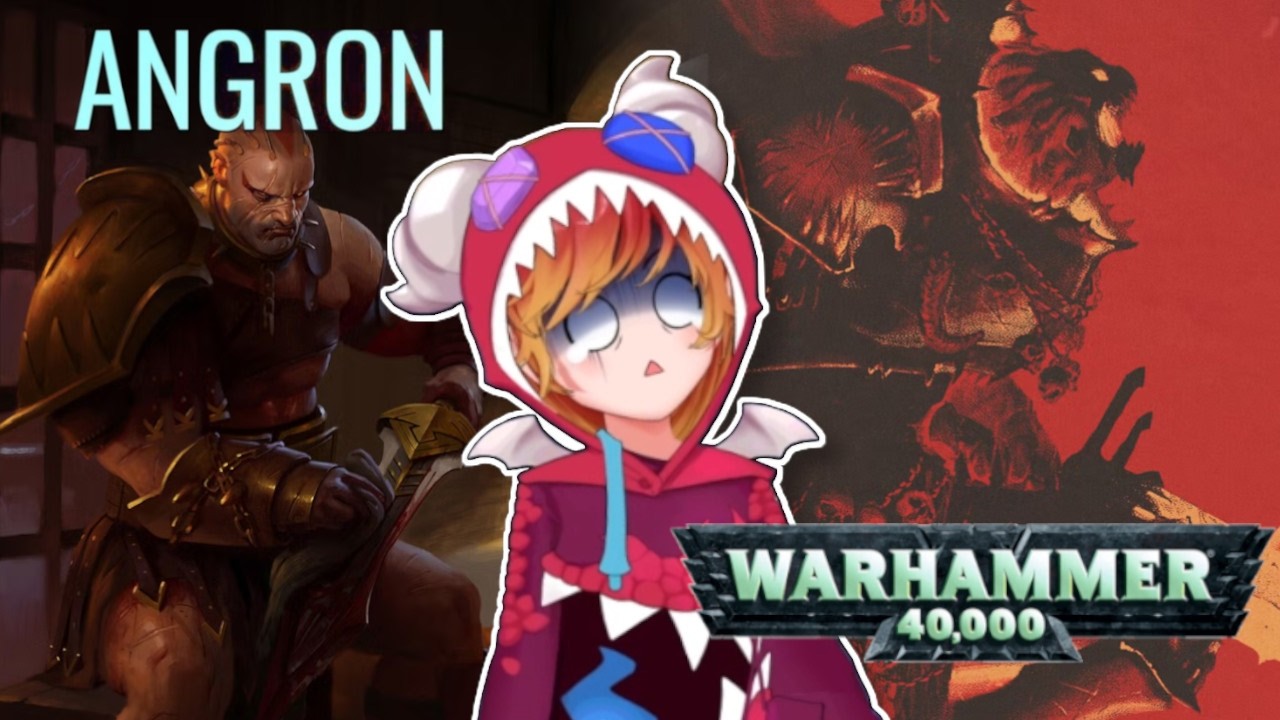 Vtuber's First Primarch! ANGRON Eater of Worlds | Warhammer 40k Reaction