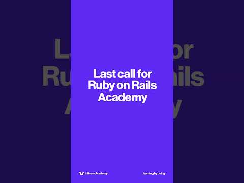 [LAST CALL FOR RAILS ACADEMY 🎓]  #rubyonrails #academy