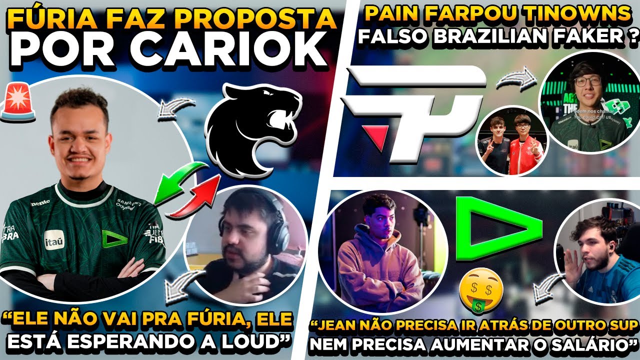 PAIN FARPOU TINOWNS ? REDBERT RESPONDE BOATOS de SAÍDA da LOUD ! FÚRIA FAZ PROPOSTA PARA CARIOK