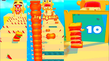 Sandwich Runner Max Levels Game Mobile Update All Trailers iOS,Android Gameplay Walkthrough