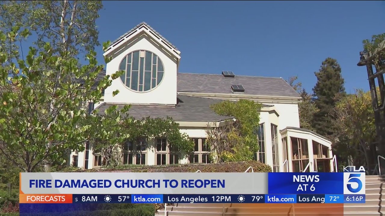 Church reopens after rebuilding from Palisades Fire damage
