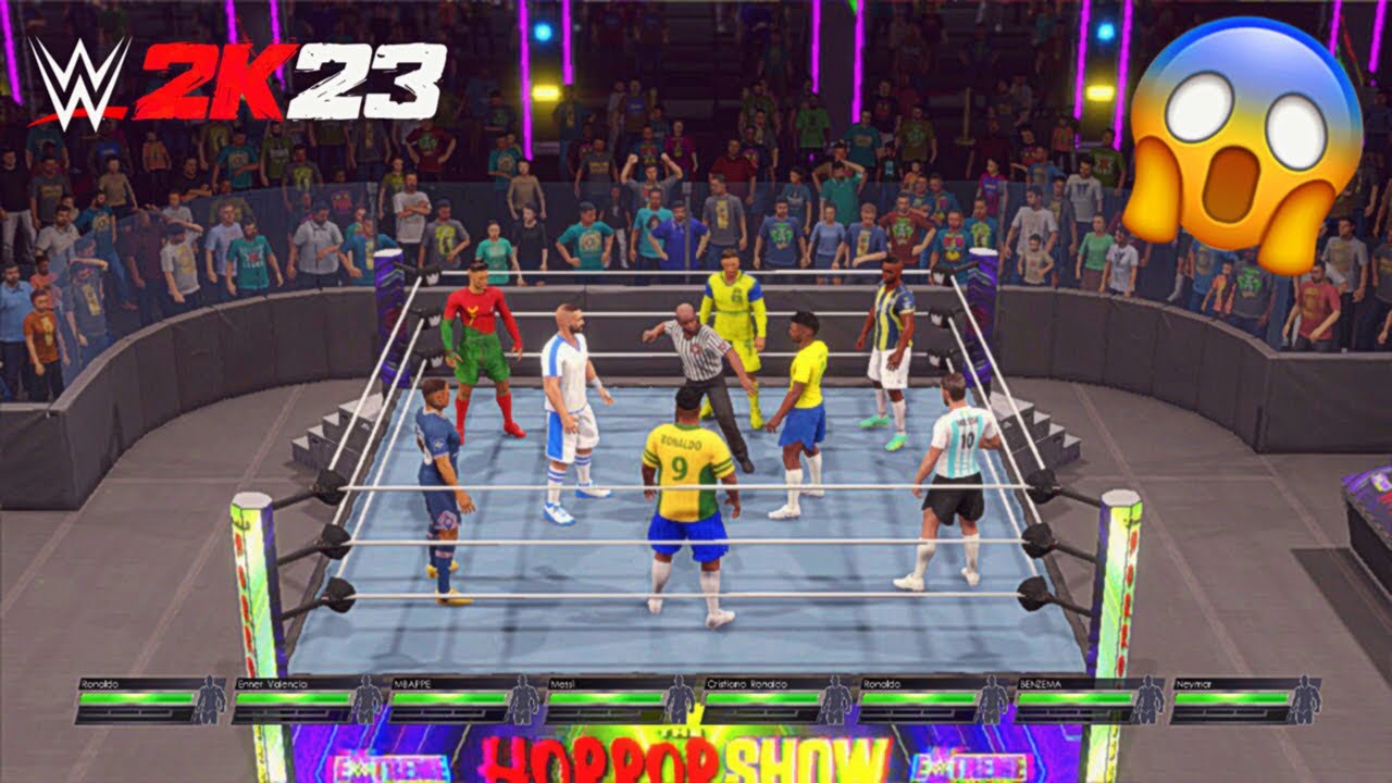WWE 2K23 - Football Water Royal Rumble Match-4k