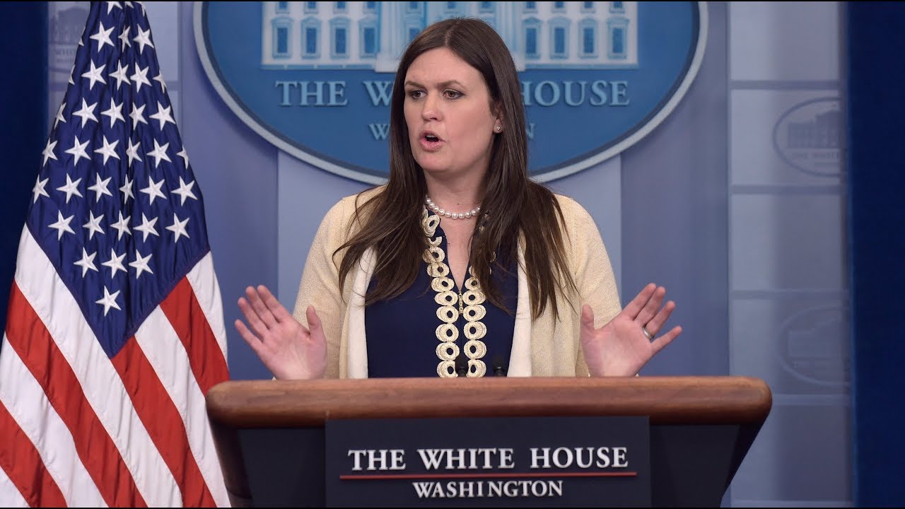 Watch live: White House Press Secretary Sarah Huckabee Sanders holds the daily ...