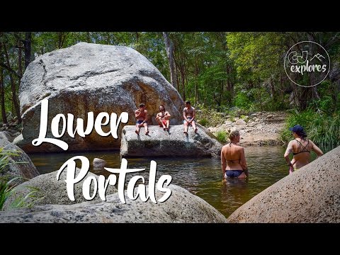 CJ Explores... Lower Portals (waterholes, rock hopping, bush trek)