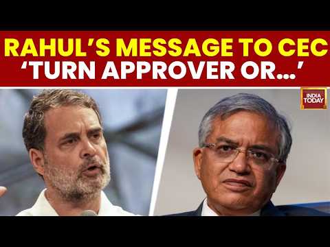 Rahul Gandhi To CEC Gyanesh Kumar: ‘Turn Approver, You Are Not The Main Criminal’