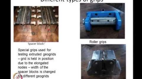 Mod-01 Lec-08 Testing of Geosynthetics-III