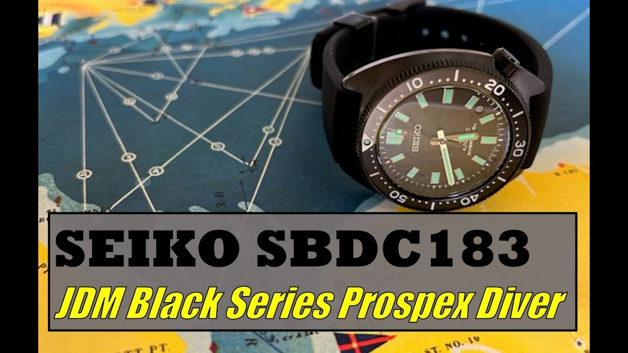 Unboxing the Seiko SBDC183 - The JDM Black Series Prospex Diver