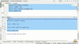 Famous 63. Python File Handling | How to show / output File contents in Python Profile