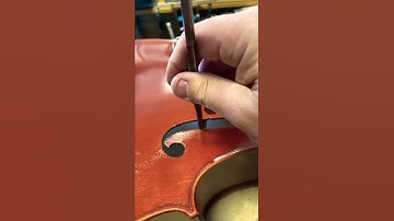 New soundpost in a cello