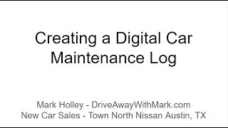 Easily create a online car maintenance log for free screenshot 4