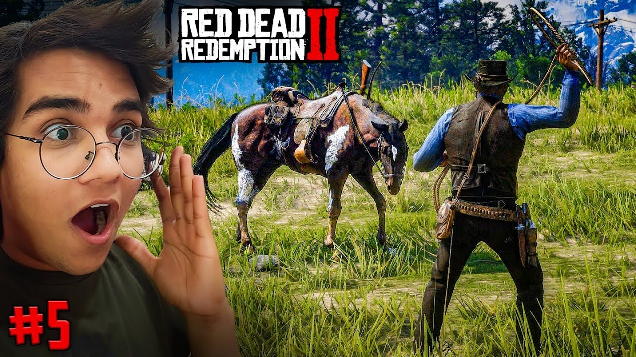 CatchingThis Horse Is So Hard | Red Dead Redemption 2 Gameplay #5 - YouTube