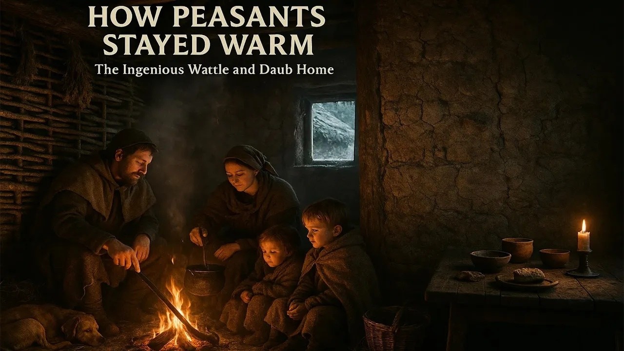 How Peasants Stayed Warm The Ingenious Wattle and Daub Home ｜ Boring History For Sleep