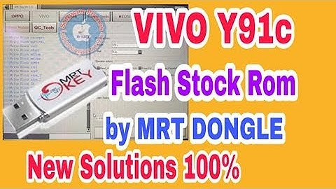 HOW TO FLASH VIVO Y91C BY MRT DONGLE 100% New solution 2020