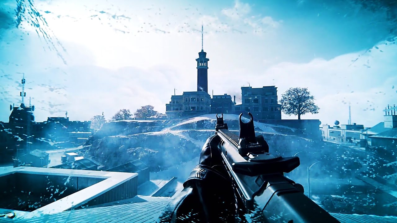 Трейлер геймплея зимней заснеженной карты «Остров Возрождения» в Warzone! Трейлер 2-го сезона Bla...