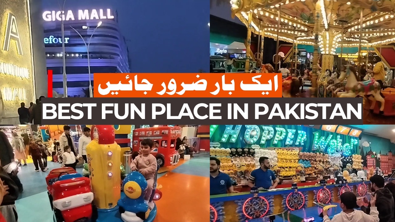 👉 Fun City Giga Mall DHA Phase 2 Islamabad Complete Tour | Indoor Family Fun