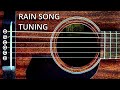 Led zeppelin rain song dgcgcd  guitar tuner