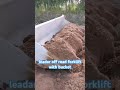 off road forklift with bucket