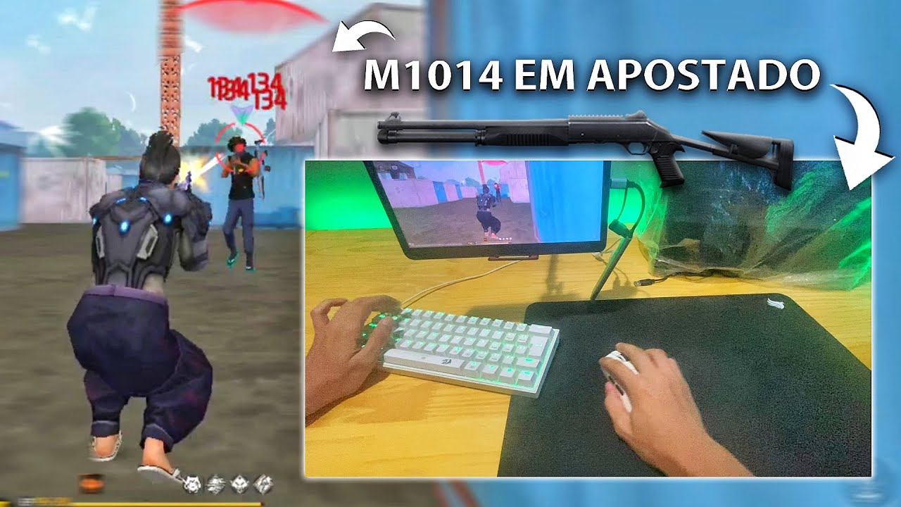 JOGUEI DE M1014 NO APOSTADO NO MOBILADOR + HANDCAM!! ( só dei lata kkkk )