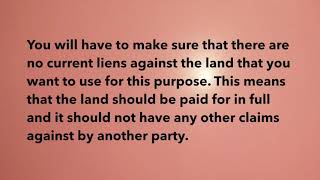 Full How To Borrow Money With Land As Collateral Update