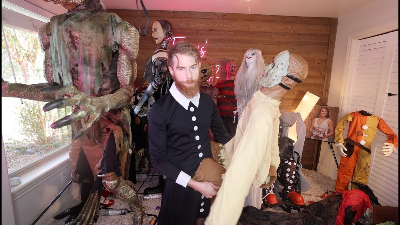 REACTING TO SCARY HOME DEPOT ANIMATRONICS! (EXTENDED VERSION!)