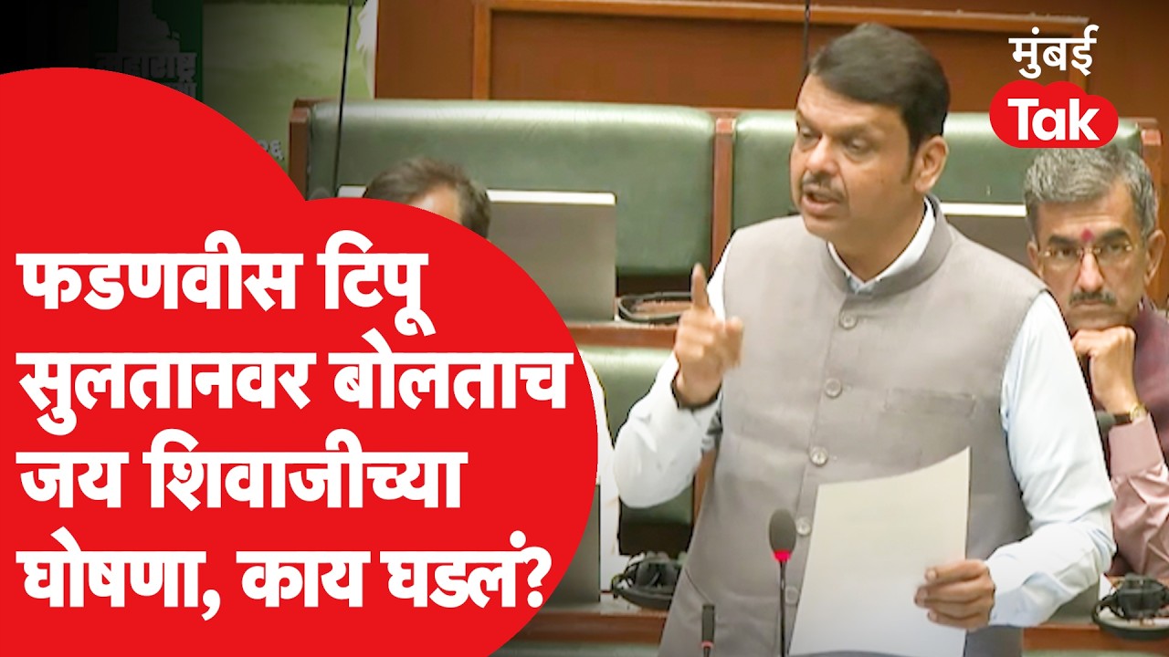 Devendra Fadnavis यांनी टिपू सुलतानच्या मुद्दावरुन विरोधकांना सुनावलं, विधासभेत काय घडलं? | Budget