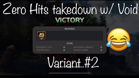 Zero Hits takedowns on Aggression Regeneration node w/ Void | Variant #2 Ch. 2.3