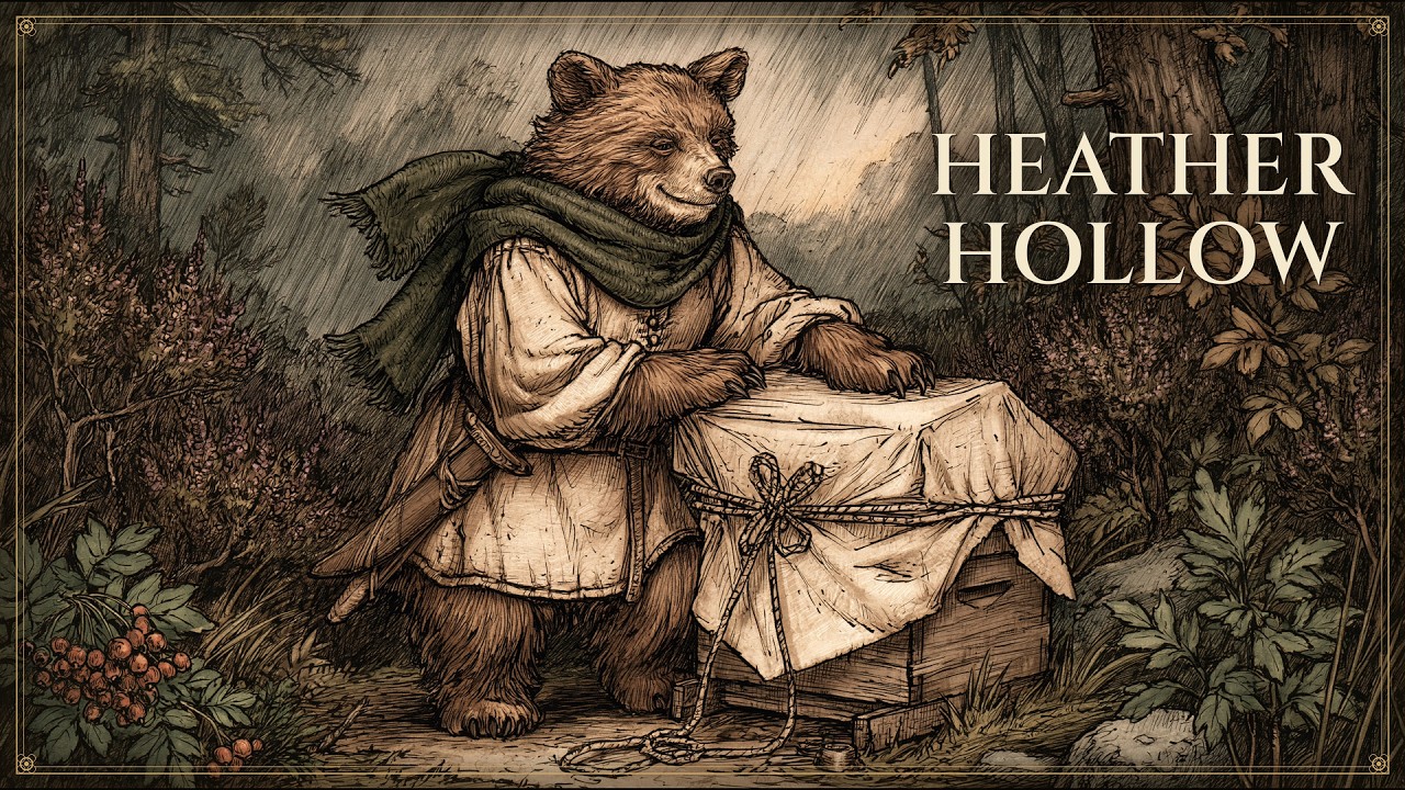 Gentle Celtic Fantasy Music for Reading & Calm 🍯 The Bear Beekeeper’s Heather Hollow